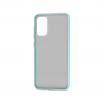 Wholesale Samsung Galaxy S20 (6.2in) Slim Matte Hybrid Bumper Case (White Light Blue)